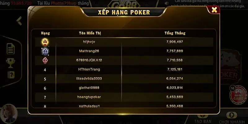 Bật mí mẹo khi quay mini poker Go88 trúng lớn