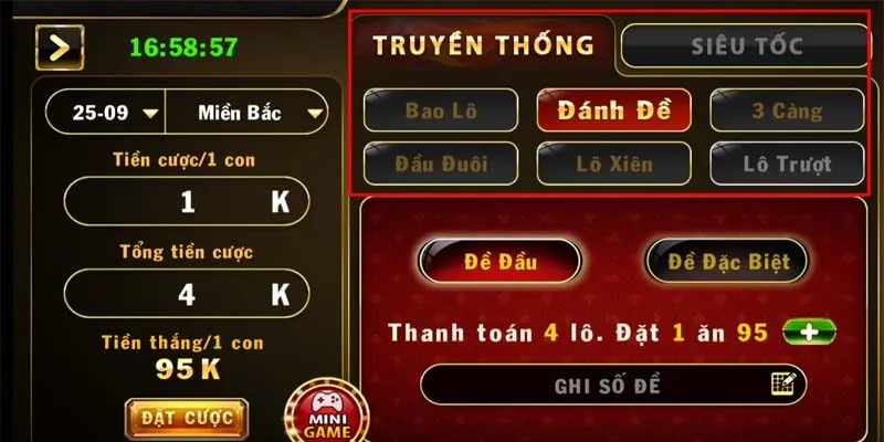 Một số hình thức đánh Lô Đề 1 Ăn 900 Go88 hiệu quả